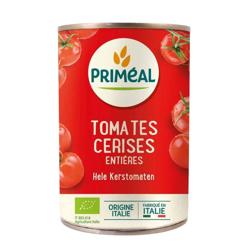 PRIMEAL TOMATES CERISES EN CONSERVE 400G