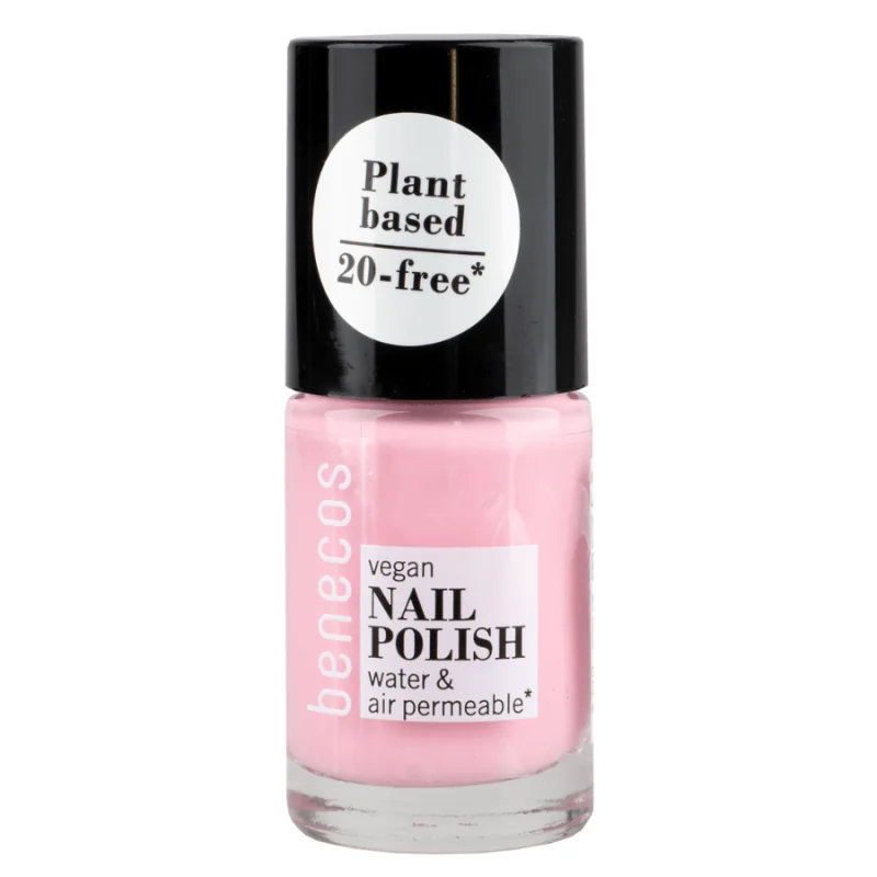 BENECOS NAIL POLISH - COTTON CANDY - PERMÉABLE À L'EAU ET À L'OXYGÈNE 5ML
