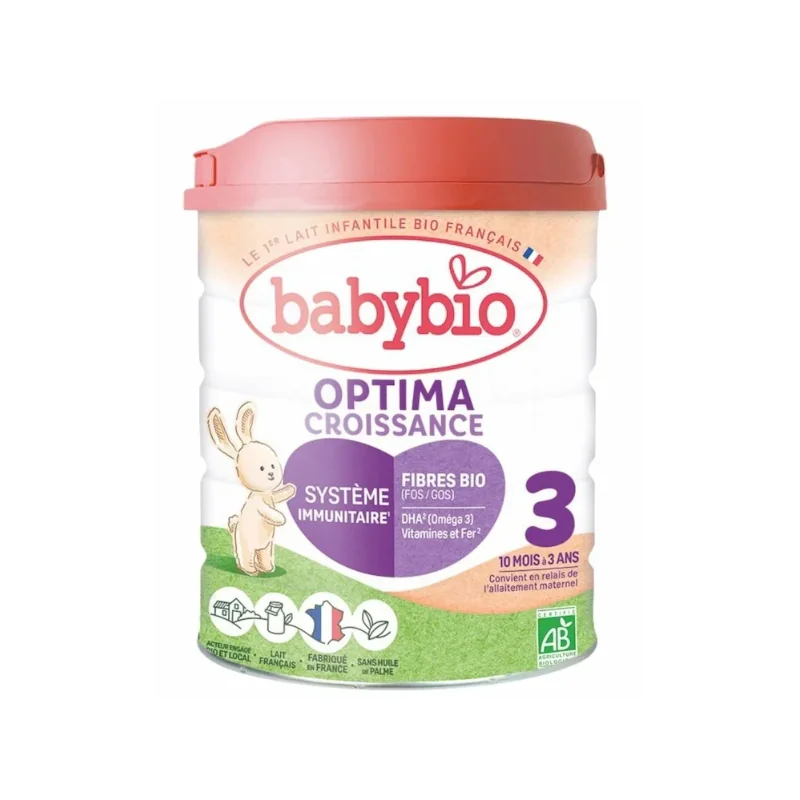 BABYBIO OPTIMA CROISSANCE 3 DE 10 A 3 ANS 800G