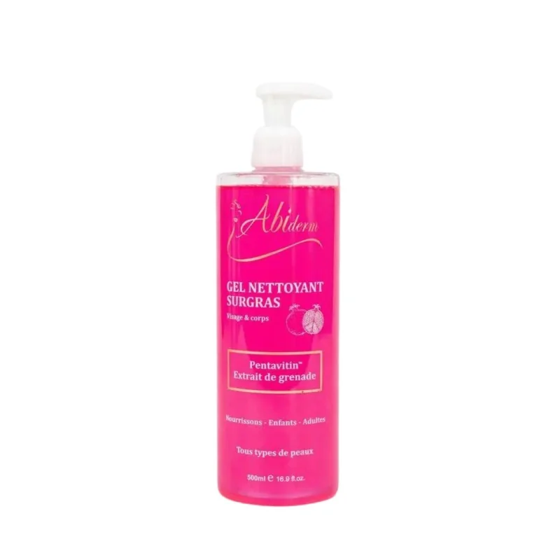 Abiderm Gel Nettoyant Surgras 500ml