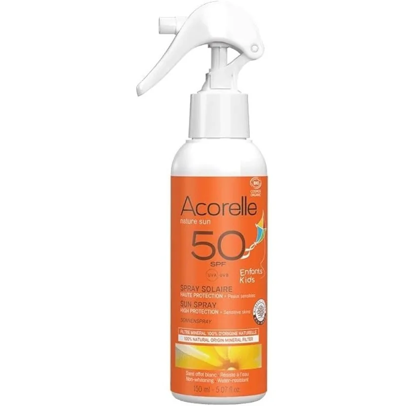 ACORELLE SPRAY SOLAIRE ENFANTS SPF50 150G