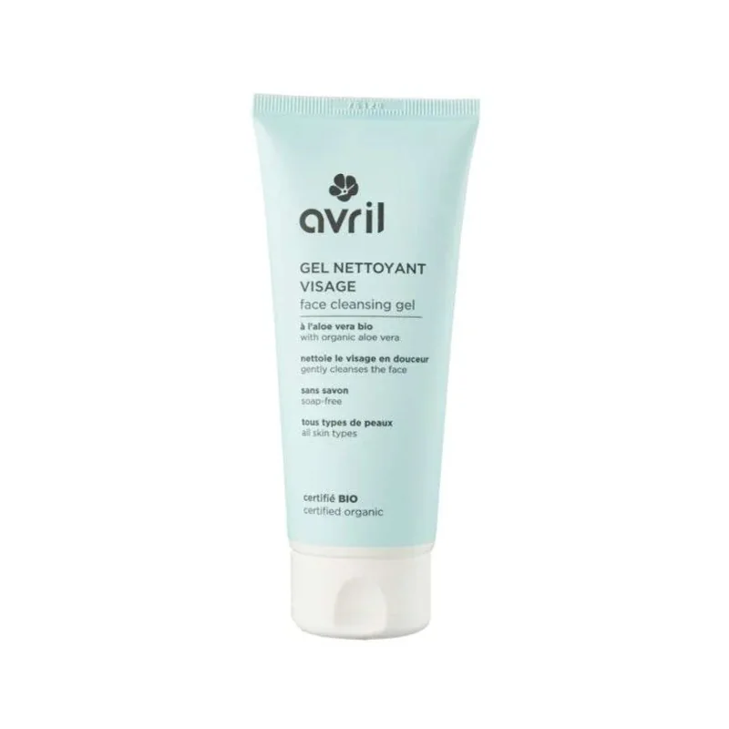 AVRIL GEL NETTOYANT VISAGE A L ALOE VERA BIO 100ML