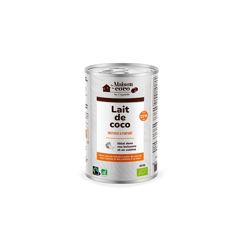 La Maison du Coco Lait de Coco 15% 400Ml