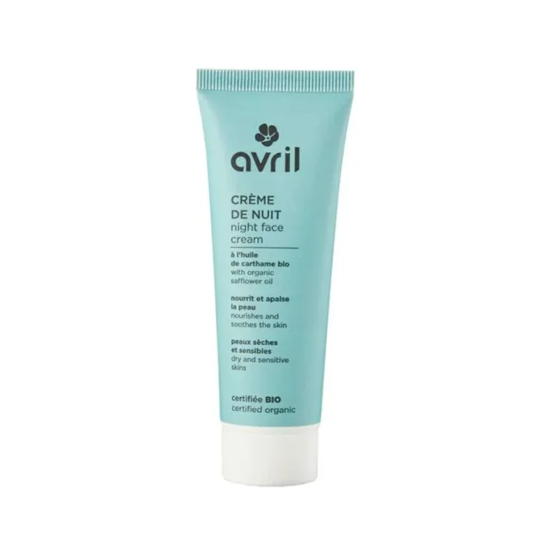 AVRIL CREME DE NUIT PEAUX SECHES ET SENSIBLES 50ML