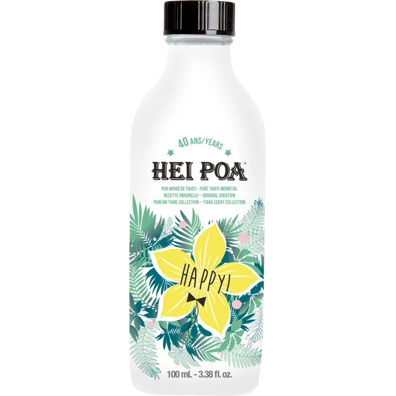 Hei Poa Collector monoi pur monoï tahiti-happy 100ml