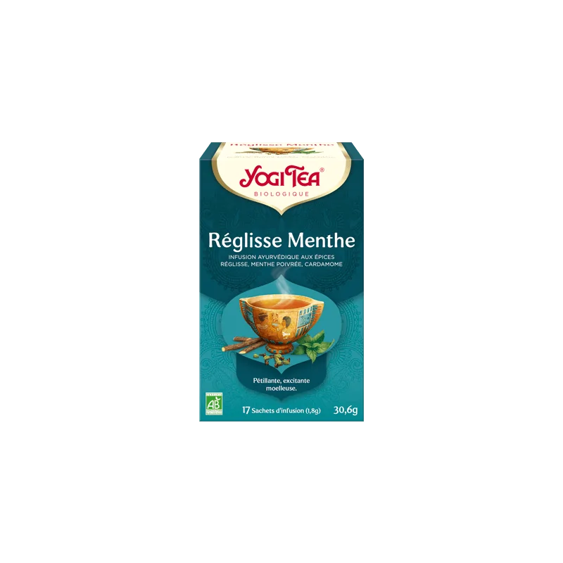 YOGI TEA REGLISSE MENTHE 17X2 g