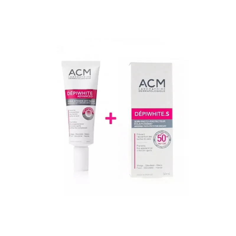 ACM Dépiwhite Crème - advanced Soin Dépigmentant (40ml) + ÉCRAN DEPIWHITE S SPF 50+ Offert
