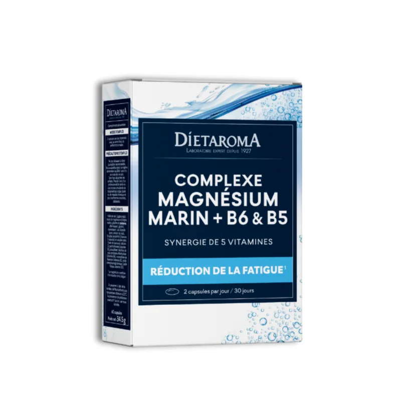 Dietaroma Complexe Magnésium marin + B6 & B5 60 capsules