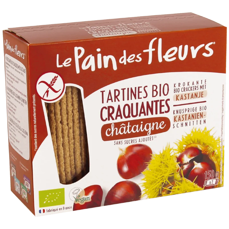 Le Pain des Fleurs Tartines Craquantes Châtaigne 150G