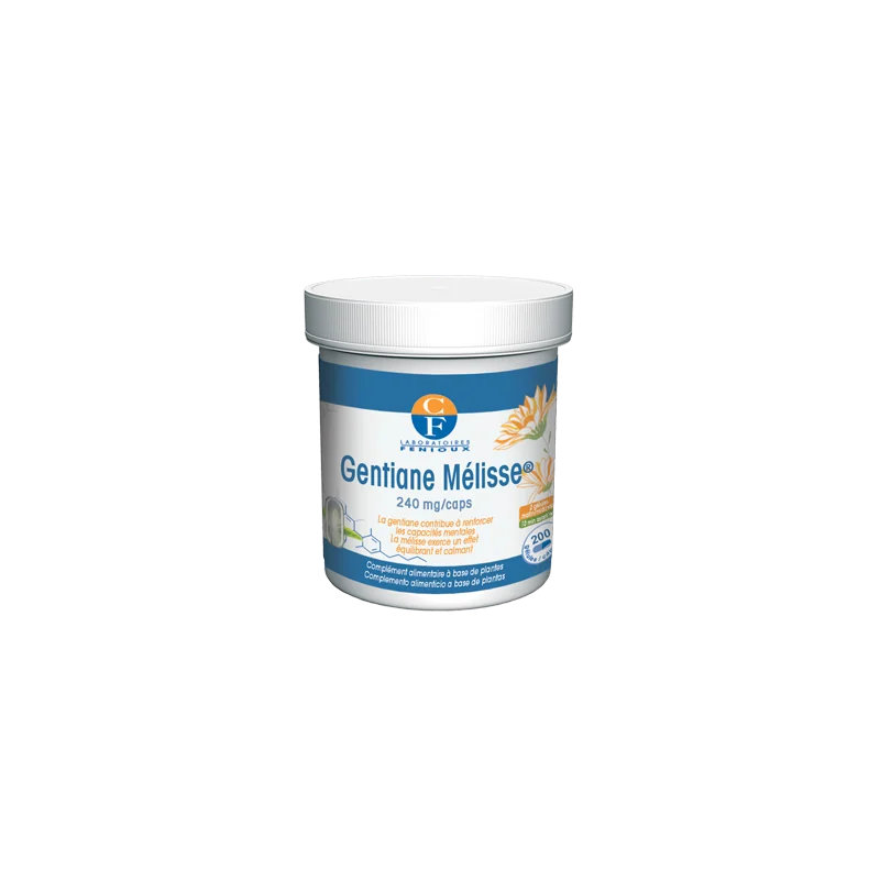 Fenioux gentiane-mélisse® capacités mentales 200 gelules