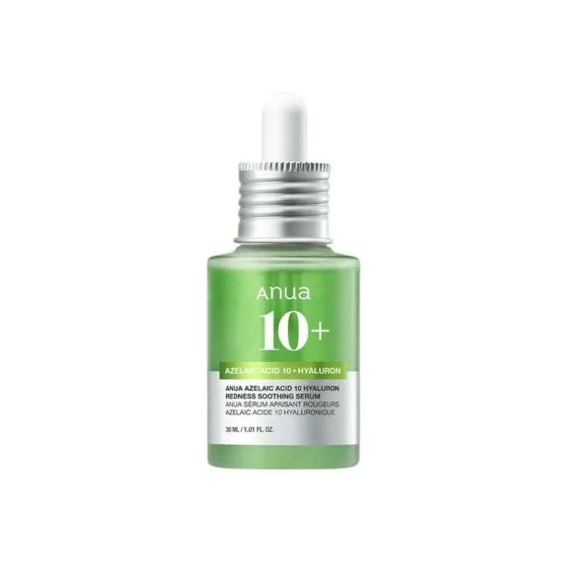 ANUA AZELAIC ACID 10 HYALURON REDNESS SOOTHING SERUM 30mL