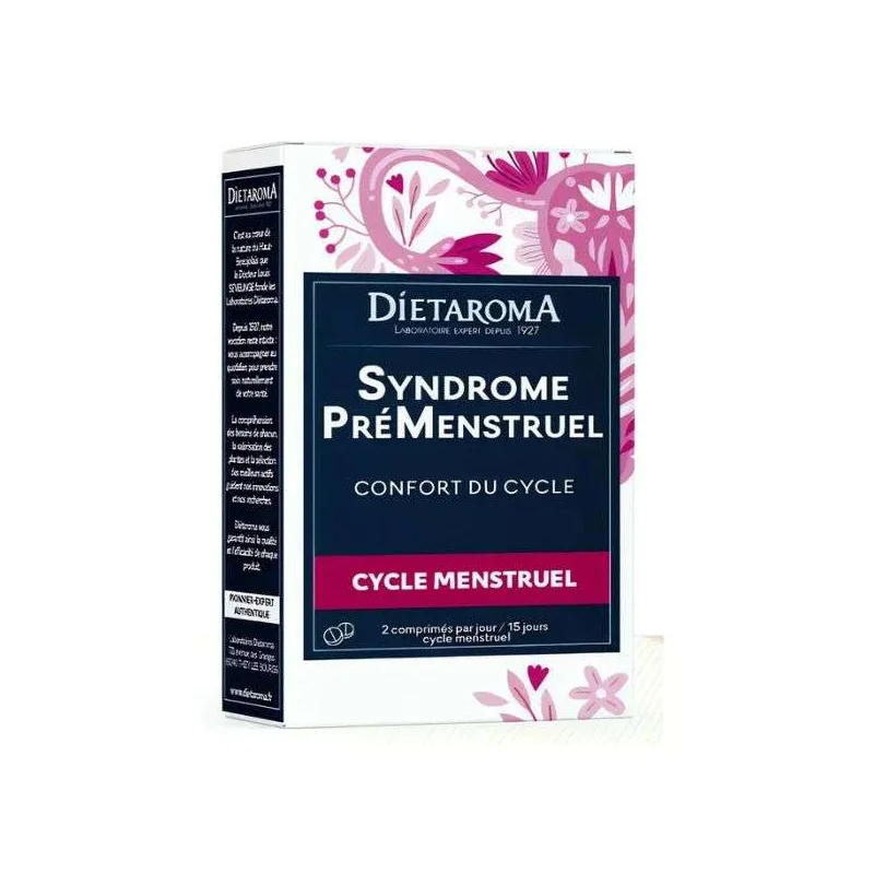 Dietaroma SYNDROME PRÉMENSTRUEL - CONFORT DU CYCLE 30 comprimés