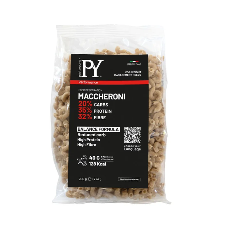 PASTA YOUNG MACARONI BALANCE 35% 200G