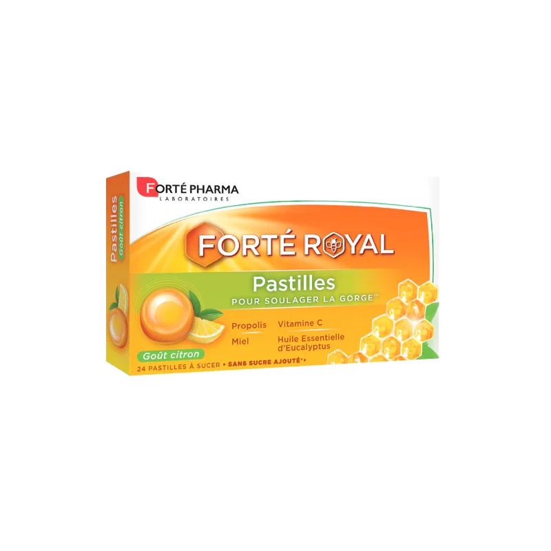 Forte Pharma FORTE ROYAL 24 PASTILLES GOUT CITRON