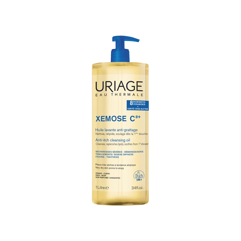 Uriage XEMOSE C8+ - HUILE LAVANTE ANTI-GRATTAGE 1L