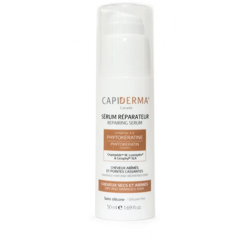 Capiderma Sérum Réparateur Cheveux Abîmés 50 ml