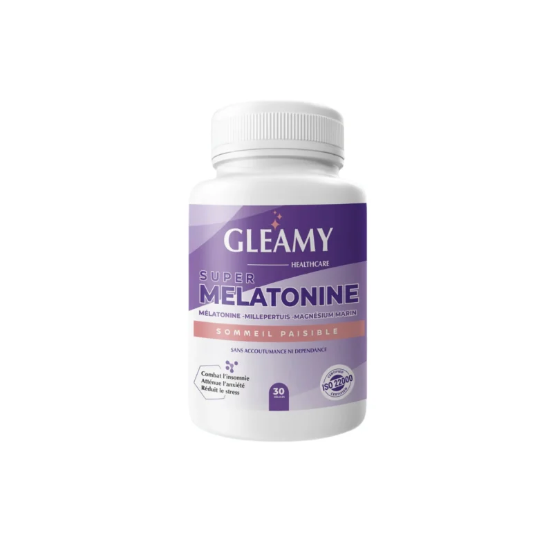 Gleamy super Melatonine 30 gelules