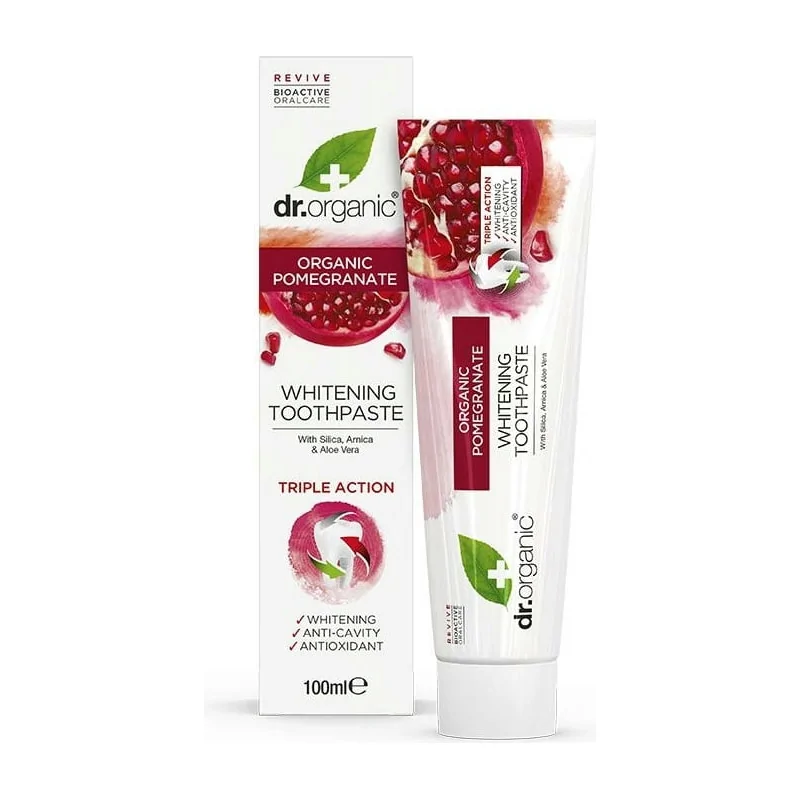DR. ORGANIC Dentifrice à la Grenade Bio 100ml