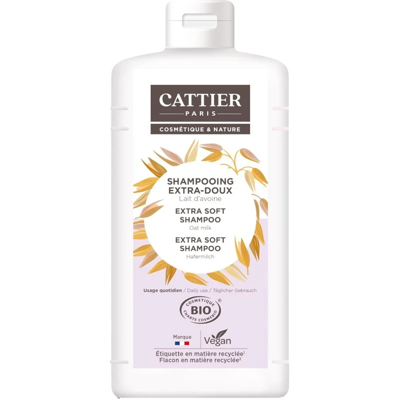 Cattier SHAMPOOING EXTRA DOUX QUOTIDIEN 1L