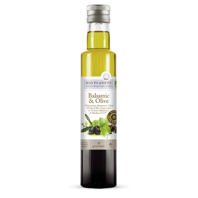 Bio Planète Huile Olive & Balsamic 250Ml