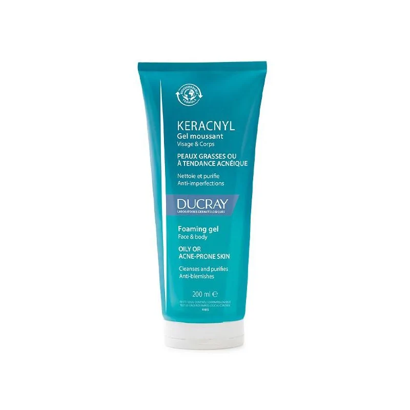 Ducray Keracnyl Gel Moussant 200 ml