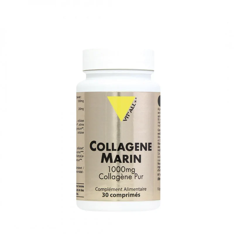 VIT’ALL+ Collagène Marin Pur 1000Mg 30 Comprimés