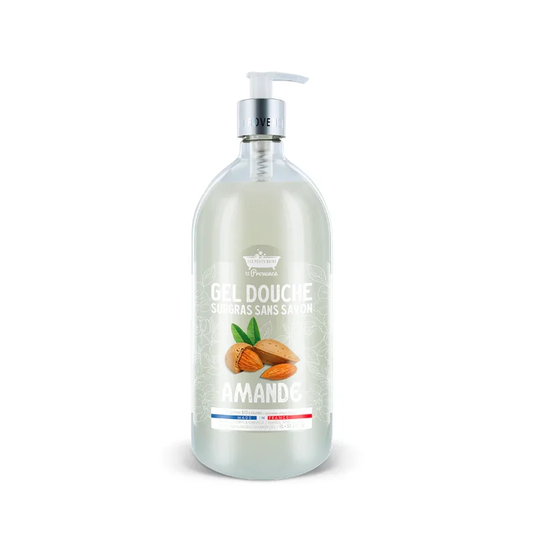 LES PETITS BAINS DE PROVENCE GEL DOUCHE SANS SAVON AMANDE 1L