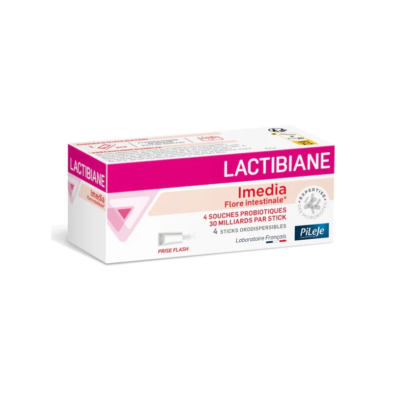 PILEJE Lactibiane Imedia Poudre Orodispersible 4 sticks