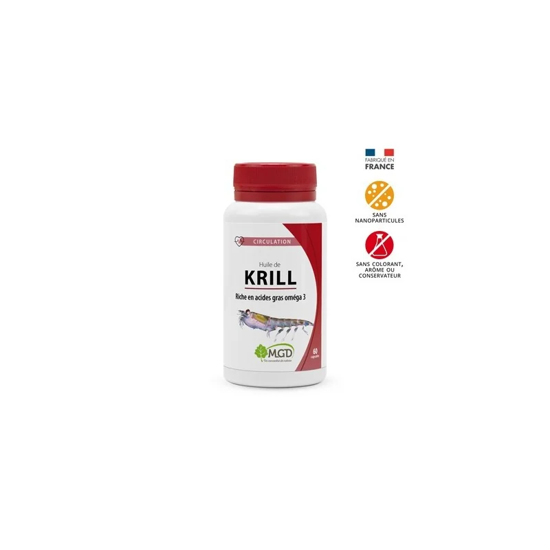 MGD NATURE HUILE DE KRILL 60 CAPSULES