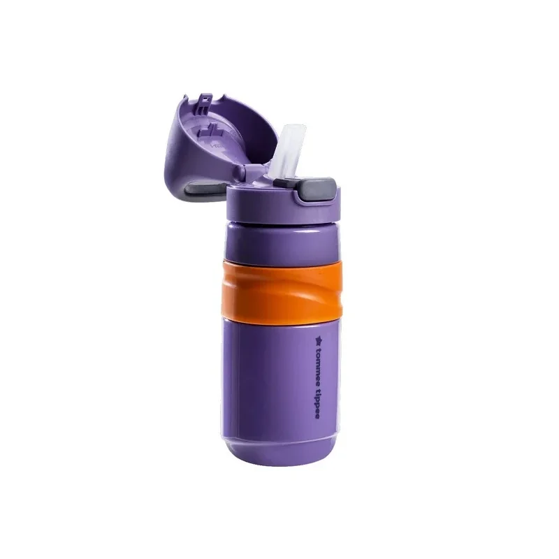 Tommee Tippee Gourde Anti-Fuite avec Paille 500ml – Mauve