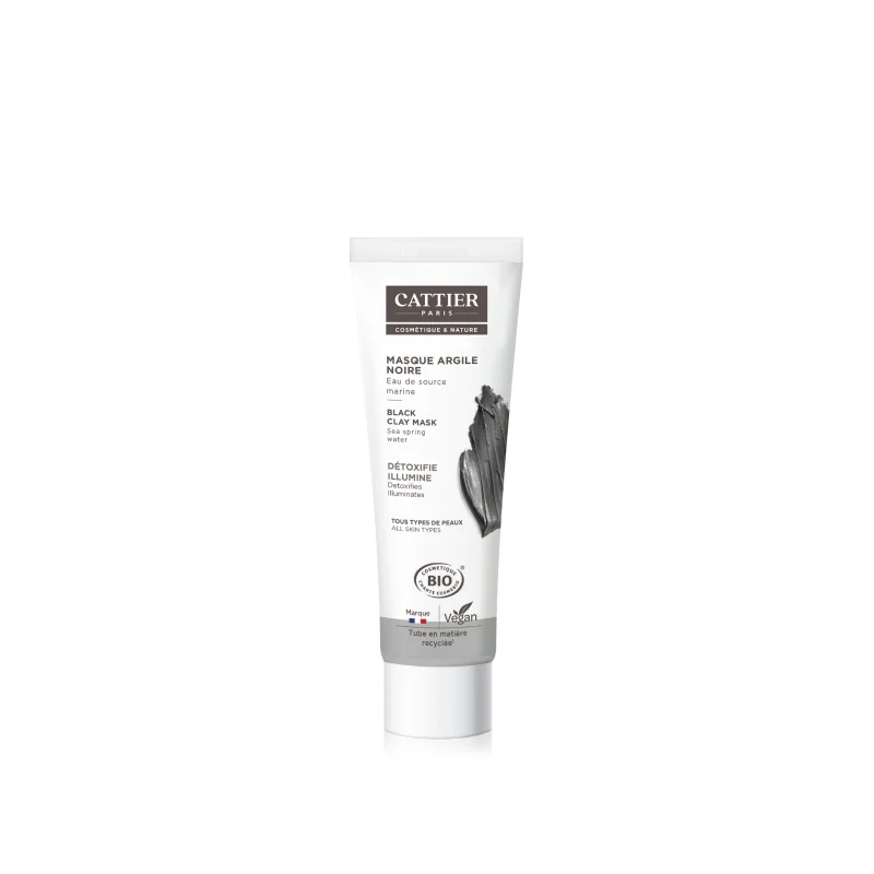 CATTIER MASQUE ARGILE NOIRE 100 ML