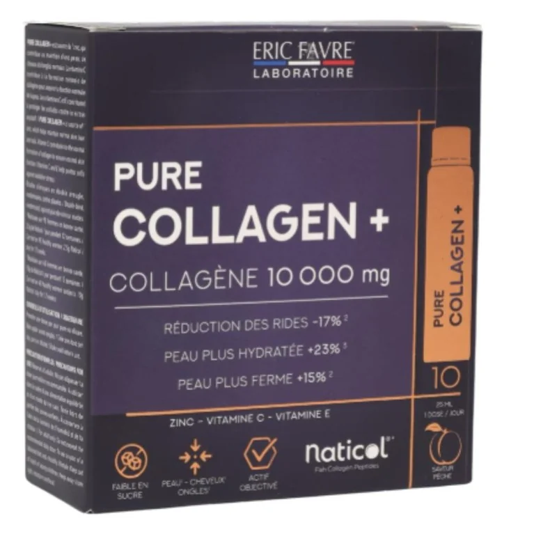ERIC FAVRE PURE COLLAGENE+ 10000MG /10AMP*25ML