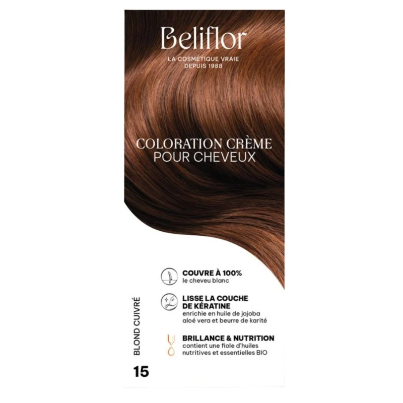 Beliflor UNIDOSE N° 15 BLOND CUIVRE 120ml