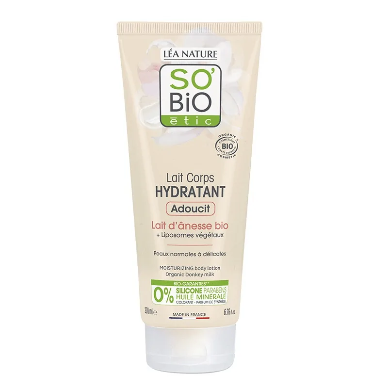 So Bio Lait Corps Hydratant Lait d’Ânesse 200Ml