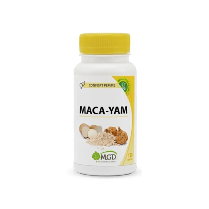 MGD NATURE maca yam 120 gelules
