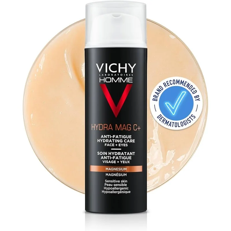 VICHY HOMME HYDRA MAG C 50ml Soin Hydratant Anti-Fatigue