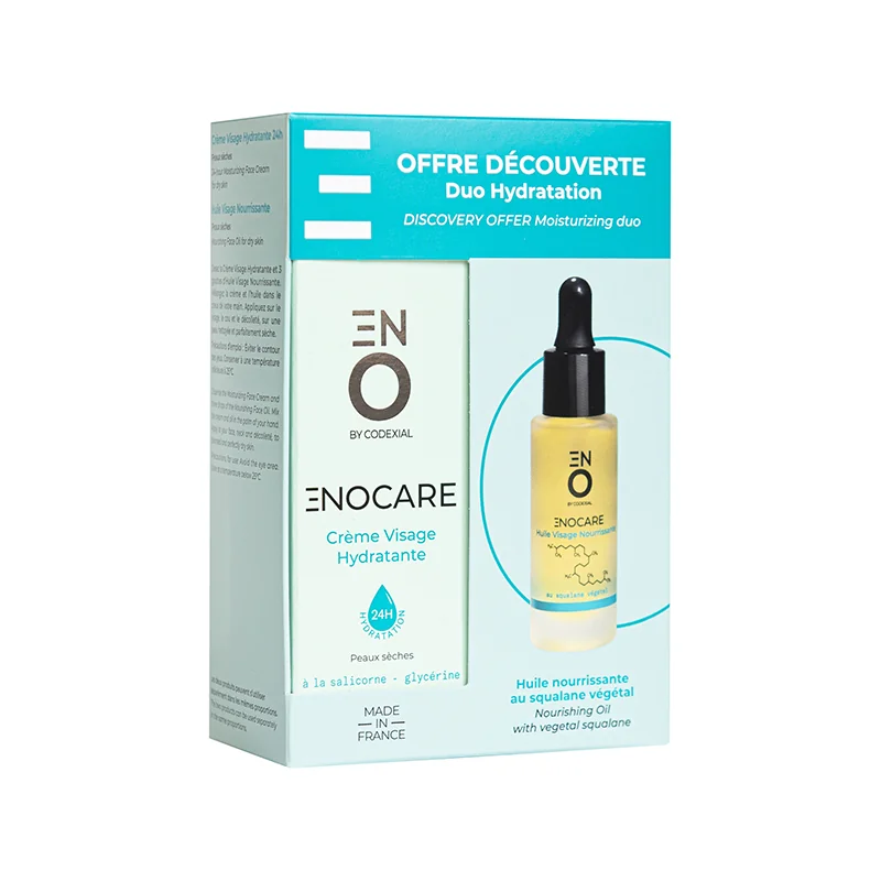 Codexial ENOCARE crème visage + Huile nourissante Visage Coffret