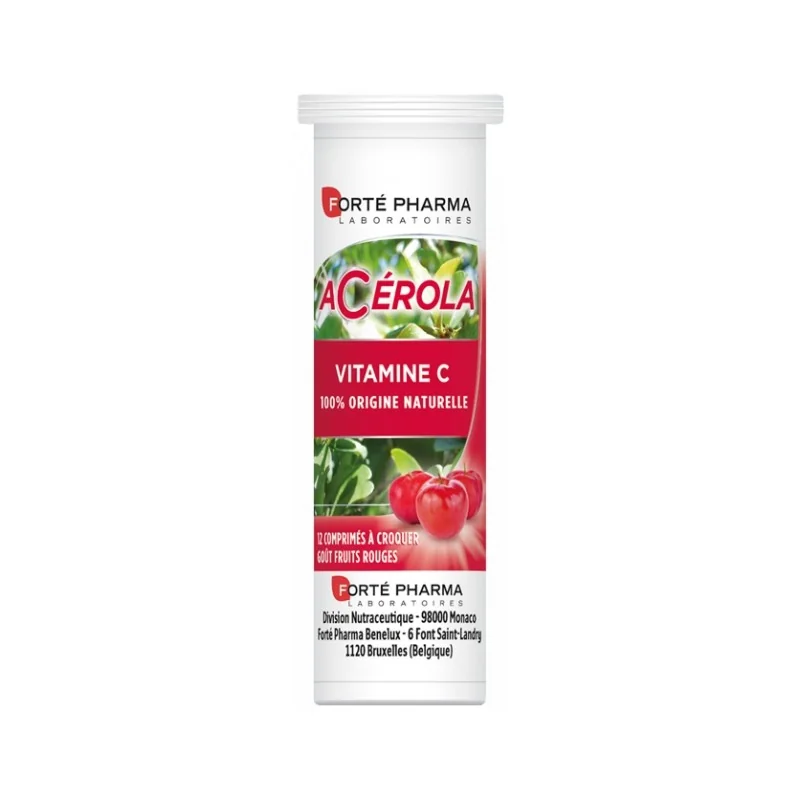 Forté Pharma Acérola Vitamine C 12 Comprimés