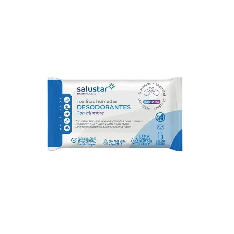 SALUSTAR LINGETTES DEODORANTES A L'ALLUN B15