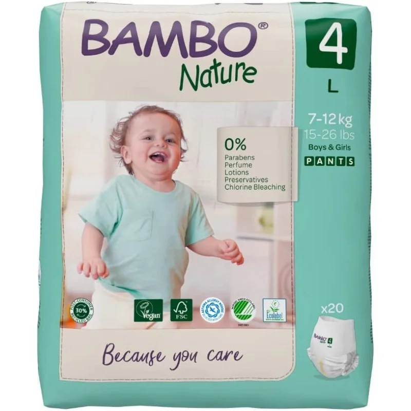 BAMBO NATURE culote d'apprentissage T4 (7-14KG) | 20 u