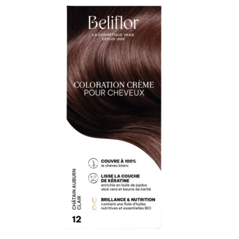 Beliflor UNIDOSE N° 12 CHATAIN AUBURN CLAIR 120ml