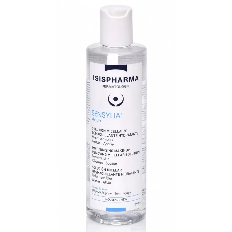 ISISPHARMA SENSYLIA AQUA SOLUTION MICELLAIRE DEMAQUILLANTE HYDRATANTE / 250 ML