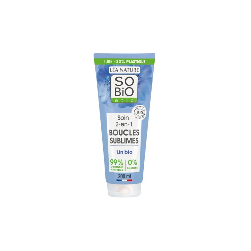 SO'BIO SOIN CHEVEUX BOUCLES LIN 200ML
