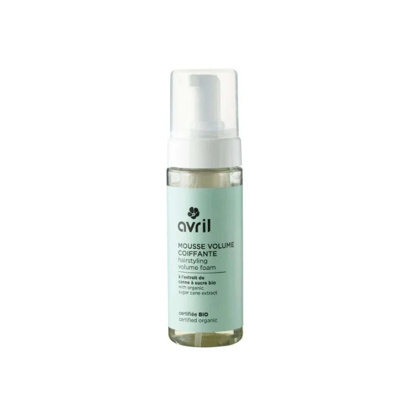 AVRIL MOUSSE VOLUME COIFFANTE EXTRAIT DE CANNE A SUCRE BIO 150ML