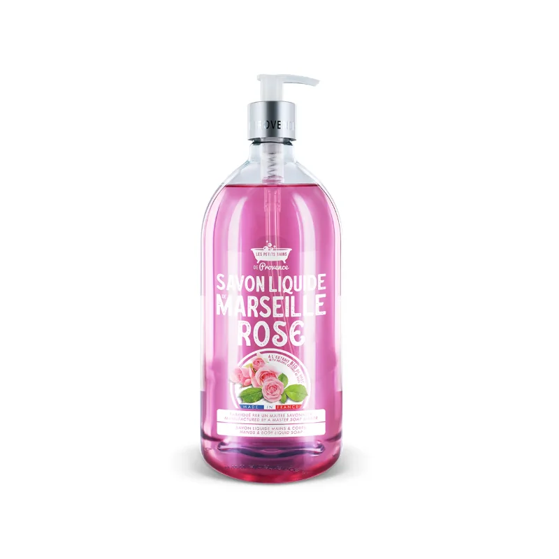 LES PETITS BAINS DE PROVENCE SAVON LIQUIDE ROSE 1 L