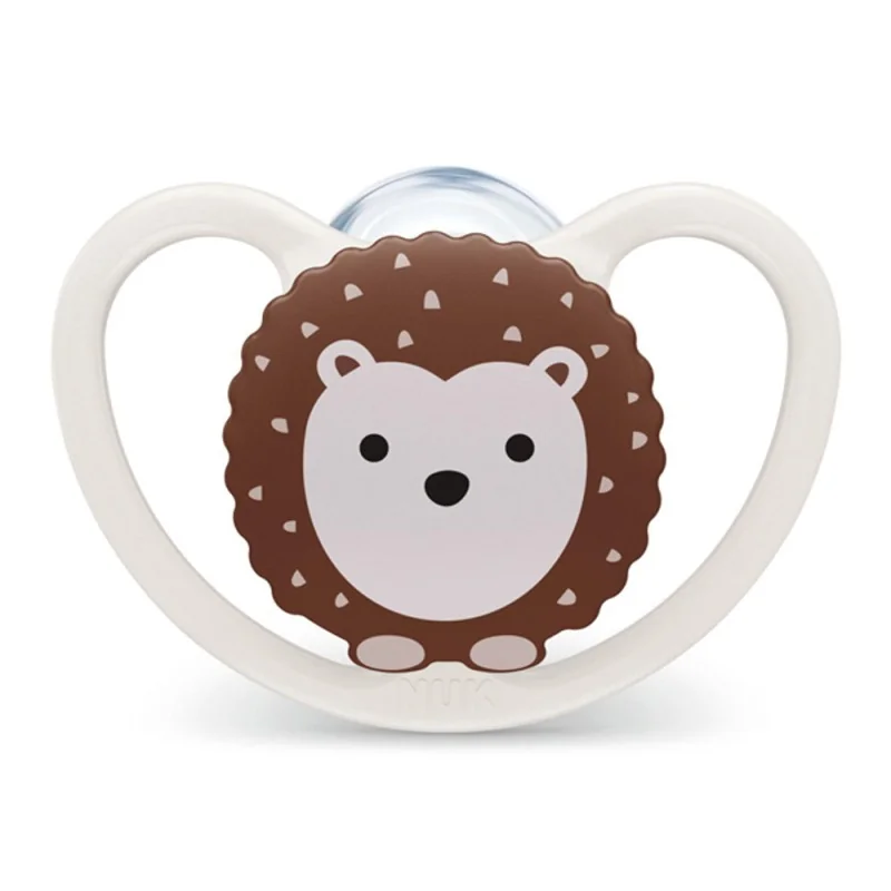 NUK Sucette Space Silicone Hérisson 0-6mois
