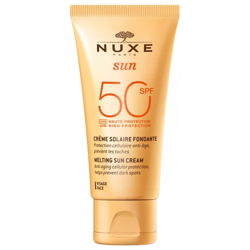NUXE SUN CREME FONDANTE HAUTE PROTECTION SPF 50 AUX FLEURS D'EAU ET DE SOLEIL 50 ML
