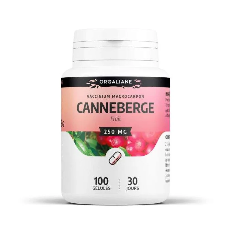 GPH ORGALIANE CANNEBERGE 250MG 100 GELULES