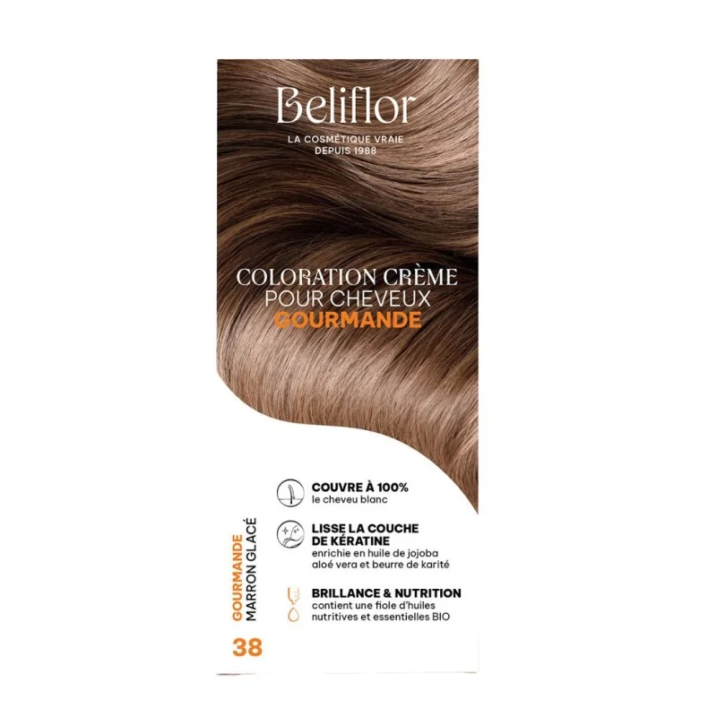 Beliflor UNIDOSE N° 38 COULEUR GOURMANDE MARRON GLACE 120ml