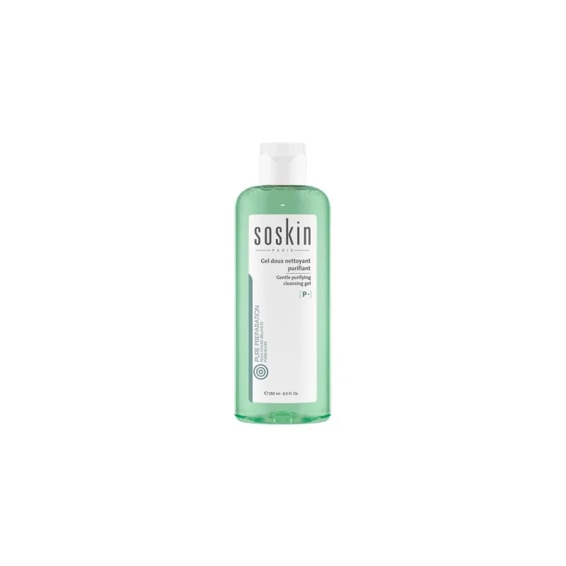 SOSKIN GEL NETTOYANT PURIFIANT 250ML PEAUX MIXTES OU GRASSES